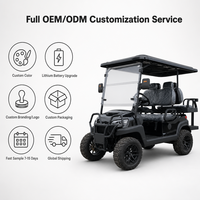 Carrito de Golf Eléctrico Tarion de 4 Plazas, Batería de Litio de 72V, Homologado para Calle, 35 km/h, Certificado CE/DOT, Autonomía de 90 km, Personalizable OEM 2+2