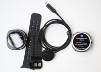 Montre connectée Pixel Watch 4 45 mm en aluminium, verre, moniteur de fréquence cardiaque, design sportif, bracelet en caoutchouc, unisexe, jusqu'à 7 jours d'autonomie