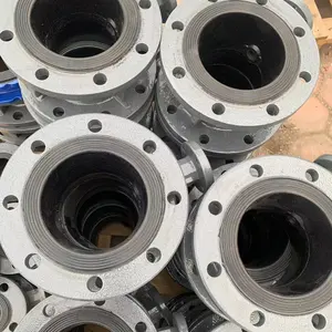 High Performance PN10/16 OEM Stainless Steel Gear Worm Operated Double Flange Butterfly Valve