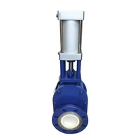 Vanne à boisseau en acier moulé de haute qualité Z644TC-16C, vanne à boisseau à bride pour l'élimination des cendres, vanne à double disque céramique pneumatique