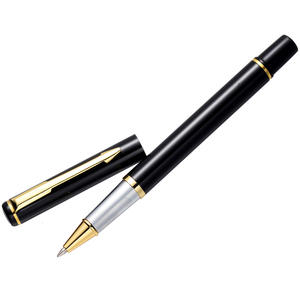 Stylo gel métallique multicolores promotionnel avec recharge d'encre bleue ou noire, logo personnalisé imprimé pour cadeau de bureau - Product Image 2