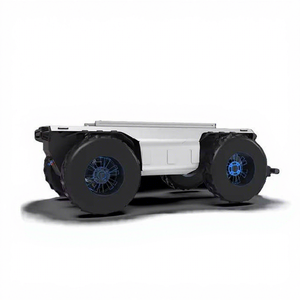 Plateforme de base pour robot mobile tout-terrain UGV, capacité de charge de 300 kg, châssis à roues en alliage d'aluminium, multifonctionnel pour usage éducatif - Product Image 1