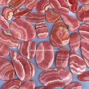 พลอยเทียมทรงผสมอัญมณีทรงหลวมสำหรับทำเครื่องประดับหินขัดสีชมพูสวยงามเหมาะสำหรับใส่แหวน - Product Image 5