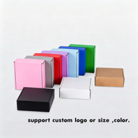 Cajas de Cartón Corrugado de Colores al por Mayor, Cajas de Envío Personalizadas con Impresión, MOQ Bajo, Cartón Extra Duro de 3 Capas para Comercio Electrónico