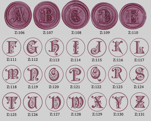 Retro Flower Letter <strong>Envelope</strong> Sealing <strong>Wax</strong> Flash Stamp Copper Art Decorative <strong>Seal</strong> - Product Image 4