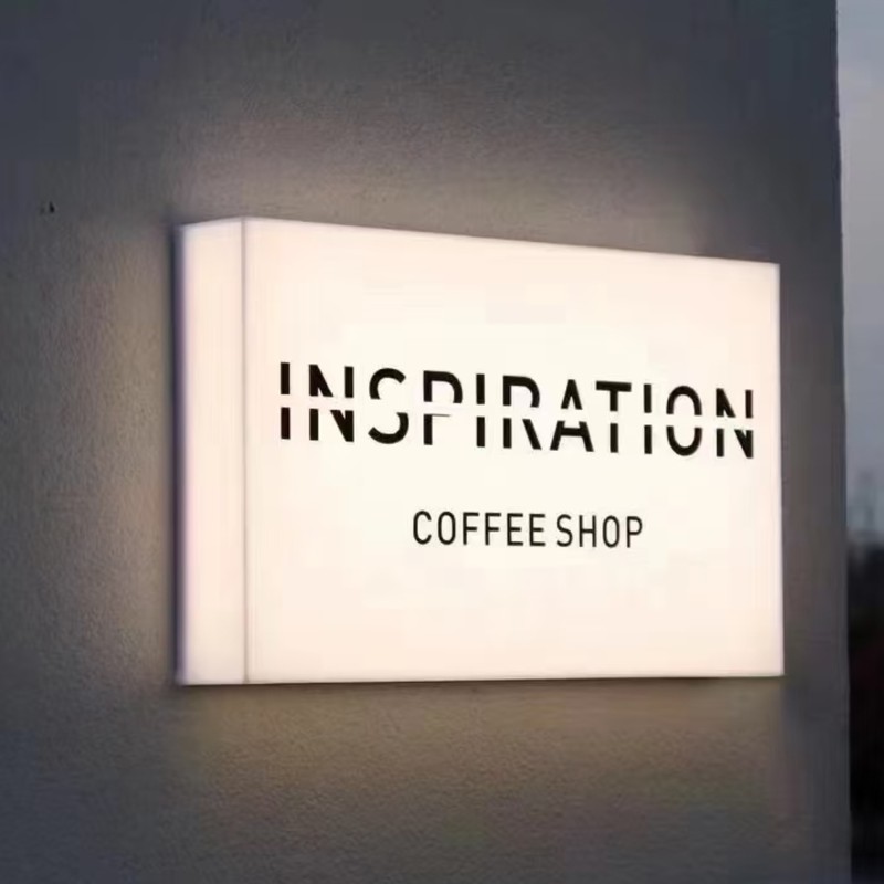 Custom LED Rectangle Advertising Light Box
