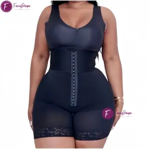 FancyShape High Waist Waist Band Body Shaper Firm Compression BBL Faja Shorts Fajas Colombianas Butt Lifter