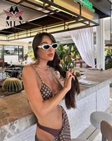 Style tendance Maillot de bain personnalisé 2 pièces Maillot de bain microkini Maillots de bain Vêtements de plage Ensembles de bikini pour femmes