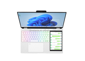 Dual Screen Intel N95 Computadores Portáteis 15,6 polegadas + 7 polegadas Business Laptop Factory Preço Alta Qualidade Logotipo Personalização - Product Image 2