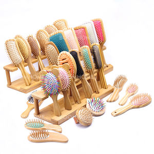 Cepillo <span class=keywords><strong>Denman</strong></span>, cepillo desenredador de <span class=keywords><strong>pelo</strong></span> <span class=keywords><strong>rizado</strong></span>, cepillo de madera <span class=keywords><strong>Denman</strong></span>, 7 filas, airbag ecológico, alisador de <span class=keywords><strong>pelo</strong></span>, cepillo de <span class=keywords><strong>pelo</strong></span> de madera - Product Image 4