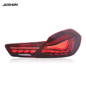 ไฟท้าย LED ยี่ห้อ Jushun สำหรับรถ BMW ซีรีส์ 6 รุ่น F06 F12 F13 ดีไซน์ลายเกล็ดมังกร สีแดง แรงดันไฟฟ้า 12V สำหรับรถยนต์ - Product Image 2