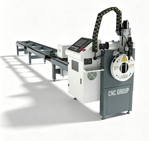 เครื่องตัดท่อด้วยเลเซอร์ CNC เครื่องตัดท่อโลหะด้วยเลเซอร์สำหรับท่อเหล็ก อลูมิเนียม และเหล็กกล้า - Product Image 1