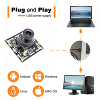 Module de caméra 1080P 60FPS haute vitesse Mini USB 3.0 avec capteur CMOS 1/2.6'' à obturateur global 2MP H.264 pour stockage cloud et reconnaissance faciale