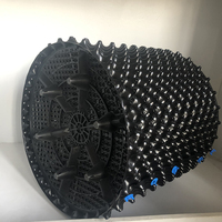 Pots de contrôle des racines en plastique de haute qualité, noirs, en HDPE+UV, pour une croissance rapide des racines des plantes, pots de pépinière en plastique