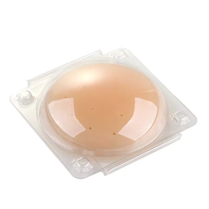 Cubrepezones de Silicona Sólida Perforada, Adhesivos Transpirables Reutilizables, Cubrepezones Invisibles Color Piel para <span class=keywords><strong>Mujer</strong></span> - Product Image 4