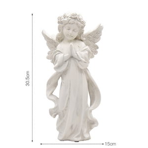Venta caliente oración Ángel niña Cupido ornamento respetuoso con el medio ambiente resina artesanía escritorio decoración ornamento - Product Image 4