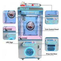 Toda Cartoon Coin Operated Crane Machine Arcade Crane Vending Machine