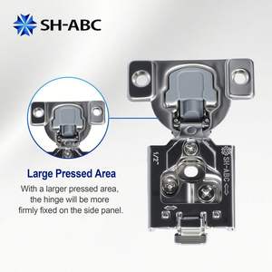 SH-ABC 1-1/4" Overlay 35Mm Cup US <strong>Mini</strong> <strong>Hinge</strong> Soft Close Face Frame <strong>Hinges</strong> American Cabinet <strong>Hinge</strong> - Product Image 2