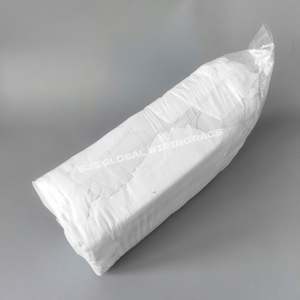 Paños de Limpieza Blancos de Algodón 100%, Reutilizables, Súper Absorbentes de Agua y Aceite, para Uso Industrial y Reciclaje - Product Image 1