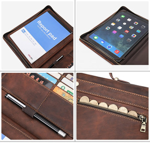 เคสแท็บเล็ตหนังมีซิปกระเป๋าใส่แท็บเล็ตกระเป๋าใส่เอกสารสำหรับไอแพดโปร12.9 CF2035R แฟลท็บเล็ตตามต้องการ - Product Image 3