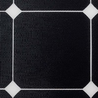 135W Sunpower Maxeon Panneau solaire flexible pour voitures électriques Haute efficacité 135W Contact arrière Cellule solaire adhésive à couche mince facile