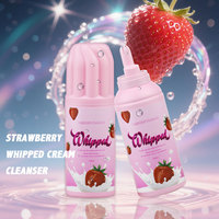 OEM Nouveau 100ml Fraise Shampooing Cils Sensibles Gel Nettoyant Marque Privée Crème Fouettée Cils Shampooing Mousse Fouettée