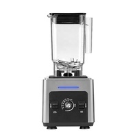 Mixeur Électrique Professionnel Commercial Robuste Multifonctionnel pour Cuisine, 5+ Vitesses, Conteneur Sans BPA 1.6-2.0L, Usage Domestique