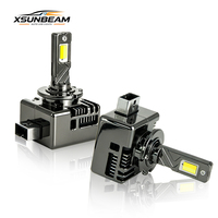 Nouveautés : Ampoules de phares LED tricolores 35W D1S Série D, design d'usine, pour système d'éclairage automobile