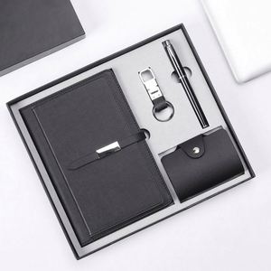 Luxury A5 Size Business Diary Notebook PU Leather <b>Planner</b> Spiral Style Pen USB-Gift Set for Wholesale Branded <b>Journal</b> - Product Image 1