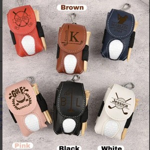 Pochette de golf en néoprène personnalisée en gros, étui de rangement portable et étanche pour balles de golf, housse de protection pour balles de golf - Product Image 4