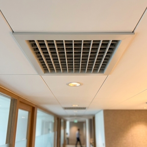 Rejilla de Ventilación de Doble Capa de Aluminio Extruido Personalizable, con Recubrimiento en Polvo Blanco, Ajustable, para Sistemas HVAC - Product Image 5