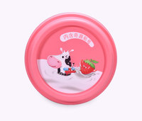 Fabricant durable logo personnalisé IML rond 220g gobelets à yaourt en plastique jetables avec couvercle