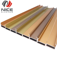 Profilé en aluminium en forme de S pour plafond tendu, finition anodisée série 6000, couleur personnalisée, avec service de découpe pour utilisation dans les bâtiments