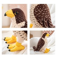 Peluche Aigle de Simulation, Petite Poupée Faucon, Décoration Cognitive, Accessoire Photo PP