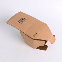 Boîtes en papier d'expédition en carton ondulé avec logo personnalisé