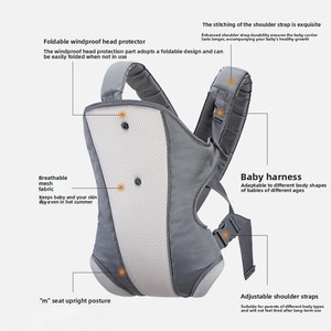<span class=keywords><strong>Marsupio</strong></span> Multifunzionale Transfrontaliero per Neonati e Bambini, con Seduta Ergonomica e Trasporto a Spalla o a Schiena, Strumento Magico per il Trasporto del Bambino - Product Image 4