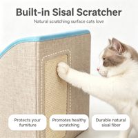 Lit Confortable Pliable pour Chat en Coton 100% Solide, Amovible et Lavable, Conception Niche Chaude pour Intérieur et Voyage, Idéal pour l'Escalade - Vente en Gros Personnalisée