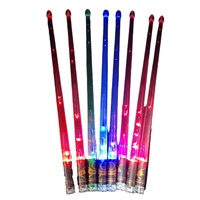 Baguettes en acrylique pour batterie Baguettes lumineuses à led