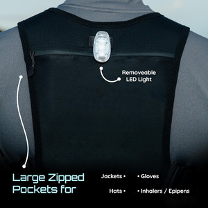 Chaleco Deportivo para Correr, con Espacio para Teléfono Móvil, para Senderismo, Montañismo, Ciclismo, Multifuncional, con Bolsillo para Botella de Agua, Mochila de Hidratación - Product Image 5