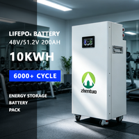 Station d'alimentation LiFePO4 sur pied 51,2 V 200 Ah 10 kWh pour la maison, le simulateur de bowling, le projecteur et le système de capteurs (sauvegarde)
