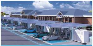 वाणिज्यिक उपयोग के लिए सौर पीवी एकीकरण के साथ इलेक्ट्रिक कारों के लिए 180kw dee फ्लोर-माउंटेड डीसी फास्ट v चार्जर - Product Image 6