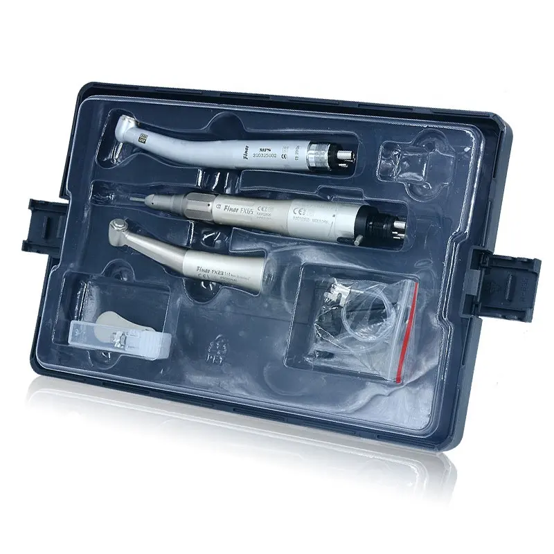 Tandheelkundige hoge snelheid handstuk en lage snelheid lucht turbine handstuk set tandheelkundige student kit