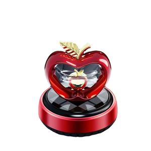 Désodorisant pour voiture solaire apple modèle console centrale décoration accessoires d'intérieur de voiture - Product Image 1