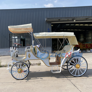Charrette de tourisme, chariot européen à chevaux, charrette citrouille, charrette de mariage, charrette électrique à chevaux - Product Image 2