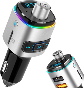 สินค้ามาใหม่ ที่ชาร์จในรถยนต์แบบ Dual USB 3.0 พร้อมเครื่องเล่น MP3 บลูทูธ FM Transmitter แฮนด์ฟรี โมดูเลเตอร์ ที่ชาร์จโทรศัพท์มือถือ - Product Image 2