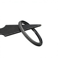 Nouvel Arrivage Lunette de montre SKX007 en acier inoxydable 316L avec joint noir mat Outil et pièce pour montre-bracelet Nouvel Arrivage