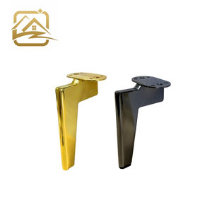 luxury OEM Factory Custom solid 15cm/17cm golden t leg metal <b>sofa</b> legs iron furniture legs durable for <b>sofa</b> <b>bed</b> and cabinet - Product Image 1