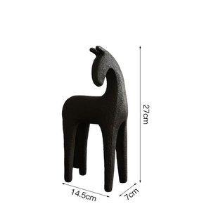 Estátua Clássica de Cavalo em Resina - Escultura Elegante para Decoração de Casa e Escritório, Estatueta Artesanal para Prateleira de Sala de Estar, Mesa e Presente de Luxo - Product Image 6