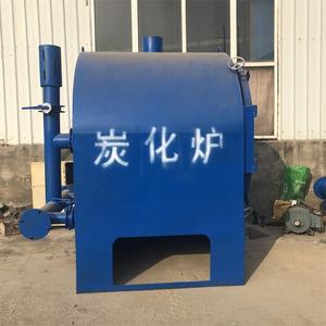 Four horizontal de carbonisation de machine de fabrication de charbon de bois au Kenya - Product Image 2