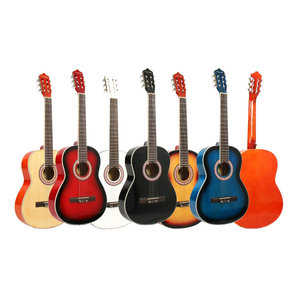 Chine Usine En Gros 4/4 Taille 39 Pouces <span class=keywords><strong>Bois</strong></span> De <span class=keywords><strong>Tilleul</strong></span> 6 Cordes Guitare Classique Avec Le Service D'OEM - Product Image 1